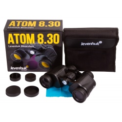 Lornetka Levenhuk Atom 8x30 powiększenie 8x średnica soczewki obiektywowej 30 mm
