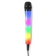 Mikrofon przewodowy do karaoke z oświetleniem LED RGB KMD55B