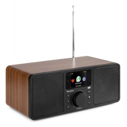 Radio internetowe DAB+ Rome Audizio LAN WiFi Bluetooth brązowe czarne białe