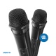 Zestaw do karaoke AV510 Audizio dwa mikrofony bezprzewodowe doręczne
