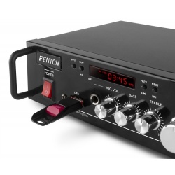 Wzmacniacz audio z odtwarzaczem MP3 USB AV344 Fenton KARAOKE z akumulatorem