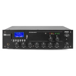 Wzmacniacz audio nagłośnienie PA 2 strefowy PPA502 100V 50W