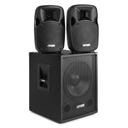 Aktywny zestaw nagłośnieniowy 12'' MX700 2.1 dwie kolumny subwoofer