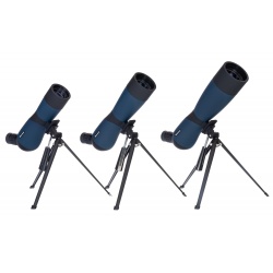 Luneta Discovery Range 50 ustawiony pod kątem okular powiększenie 15-45x