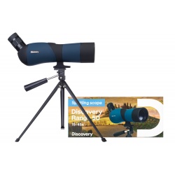 Luneta Discovery Range 50 ustawiony pod kątem okular powiększenie 15-45x