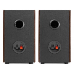 Gramofon stereo Audizio RP330D z Bluetooth i głośnikami 100W brązowy czarny