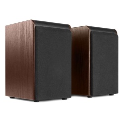 Gramofon stereo Audizio RP330D z Bluetooth i głośnikami 100W brązowy czarny