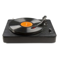 Gramofon stereo Audizio RP330D z Bluetooth i głośnikami 100W brązowy czarny