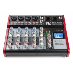 Mikser muzyczny 6-kanałowy z Bluetooth i odtwarzaczem MP3 Power Dynamics PDM-X601 