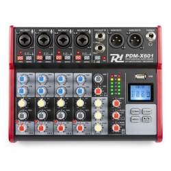 Mikser muzyczny 6-kanałowy z BT odtwarzaczem MP3 Power Dynamics PDM-X601 