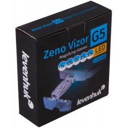 Okulary powiększające Levenhuk Zeno Vizor G5 oświetlenie LED