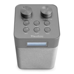 Przenośne małe i poręczne radio cyfrowe DAB+ tuner FM Ancona z baterią Audizio