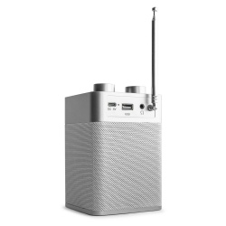 Przenośne małe i poręczne radio cyfrowe DAB+ tuner FM Ancona z baterią Audizio