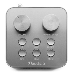 Przenośne małe i poręczne radio cyfrowe DAB+ tuner FM Ancona z baterią Audizio