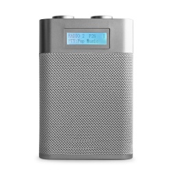 Przenośne małe i poręczne radio cyfrowe DAB+ tuner FM Ancona z baterią Audizio