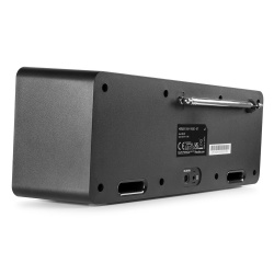 Stereofoniczne radio Monza Audizio tuner DAB+ białe czarne srebrne radioodbiornik