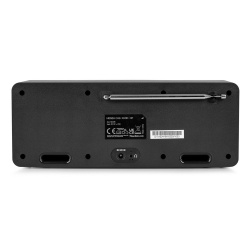 Stereofoniczne radio Monza Audizio tuner DAB+ białe czarne srebrne radioodbiornik