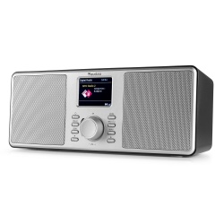 Stereofoniczne radio Monza Audizio tuner DAB+ białe czarne srebrne radioodbiornik