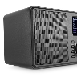 Stereofoniczne radio Monza Audizio tuner DAB+ białe czarne srebrne radioodbiornik