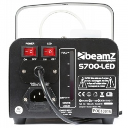 Wytwornica dymu z efektem LED w kolorze niebieskim S700-LED BeamZ