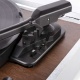 Gramofon RP320 w walizce z głośnikami BT konwersja Audizio Aluminium HQ