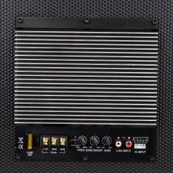 Aktywny subwoofer do samochodu KICX GT500BPA 500W komplet przewodów