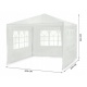 Pawilon ogrodowy namiot 3x3 metra mocna konstrukcja 3 ścianki z oknami