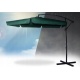 Składany parasol ogrodowy średnica 350 cm na wysięgniku 6 segmentów stalowa rama