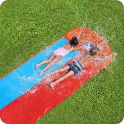 Dwuosobowa ślizgawka wodna 2 tory do ślizgania 488 cm Bestway 52478