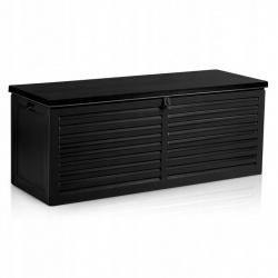 Skrzynia ogrodowa 390 litrów klapa na podnośnikach 143 x 57 x 53,5 cm 2 kolory