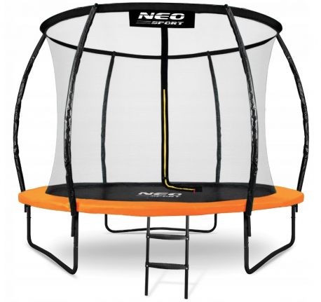 Trampolina ogrodowa profilowana Neo-Sport 10ft 312 cm z siatką wewnętrzną drabinką