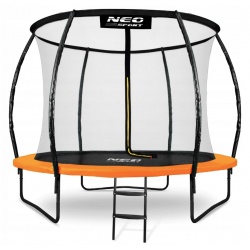 Trampolina ogrodowa profilowana Neo-Sport 8ft 252 cm z siatką wewnętrzną drabinką