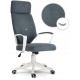 Fotel biurowy na kółkach krzesło obrotowe zamsz mechanizm TILT różne kolory