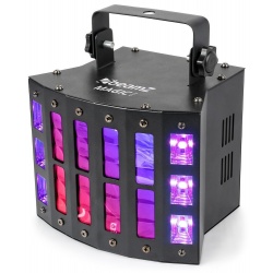 Efekt świetlny reflektor UV Ibiza Derby-UV-Strobe 3-in-1 stroboskop BeamZ Magic1