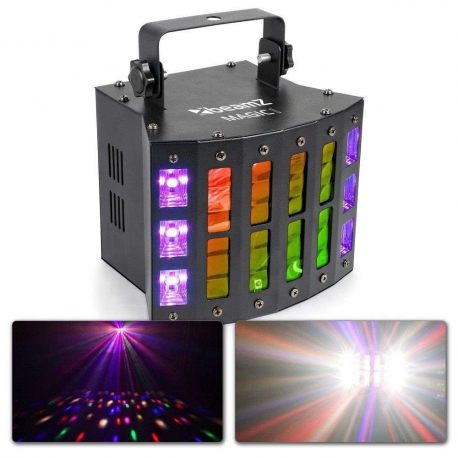 Efekt świetlny reflektor UV Ibiza Derby-UV-Strobe 3-in-1 stroboskop BeamZ Magic1