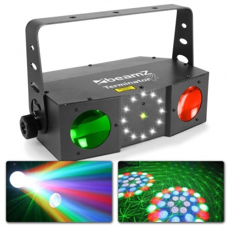 Efekt oświetleniowy BeamZ Terminator IV moonflower laser stroboskop