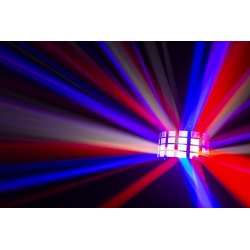 Efekt LED 2w1 z efektem Derby i stroboskopowym DerbyStrobe Beamz