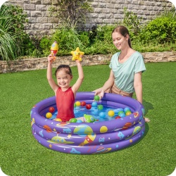 Basenik dmuchany 102 x 25 cm Bestway 52466 z piłeczkami brodzik