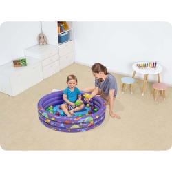 Basenik dmuchany 102 x 25 cm Bestway 52466 z piłeczkami brodzik