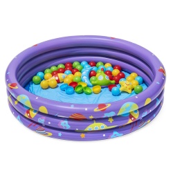 Basenik dmuchany 102 x 25 cm Bestway 52466 z piłeczkami brodzik