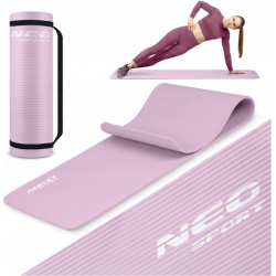 Mata do ćwiczeń fitness 183 x 60 x 1 cm Joga amortyzacja miękka