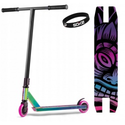 Hulajnoga wyczynowa SOKE EVO street black neochrome ABEC-9 STUNT