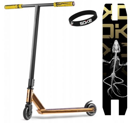 Hulajnoga wyczynowa SOKE EVO street gold STUNT ABEC-9