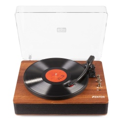 Gramofon Fenton RP162 retro z Bluetooth głośnikami i funkcją MP3
