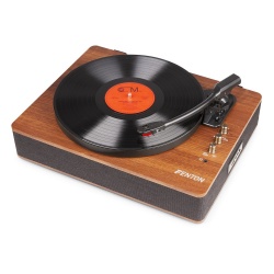 Gramofon Fenton RP162 retro z Bluetooth głośnikami i funkcją MP3