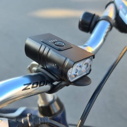 Lampka na rower 2 x CREE rowerowa LED USB Przód + Tył akumulator