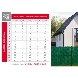 Taśma ogrodzeniowa 26 mb szerokość 190 mm ORANGE SKIN TK PROTECT®
