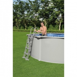 Basen ogrodowy stelażowy Hydrium całoroczny 360 x 120 cm 5w1 Bestway 56574