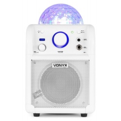 Głośnik przenośny karaoke LED SBS50 BT czarny Jelly Ball kula dyskotekowa