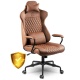 Elegancki fotel biurowy Verona z poduszkami czarny lub brązowy